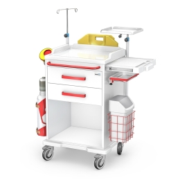 Wózek medyczny reanimacyjny REN-02/ABS